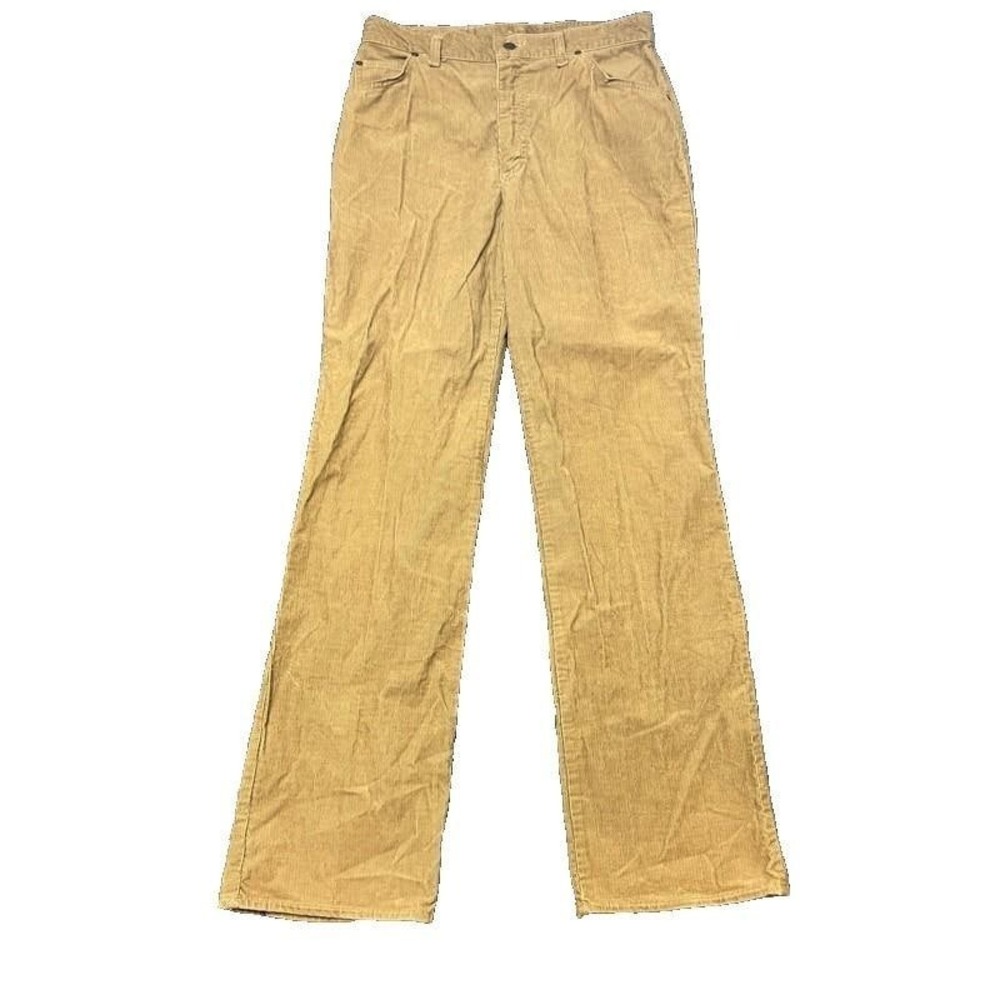 Vintage Ms. Lee Corduroy Pants Women's 30x32 Beige 1970s USA